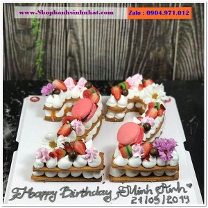 Bánh Sinh Nhật Chữ Cái & Số - RP85
